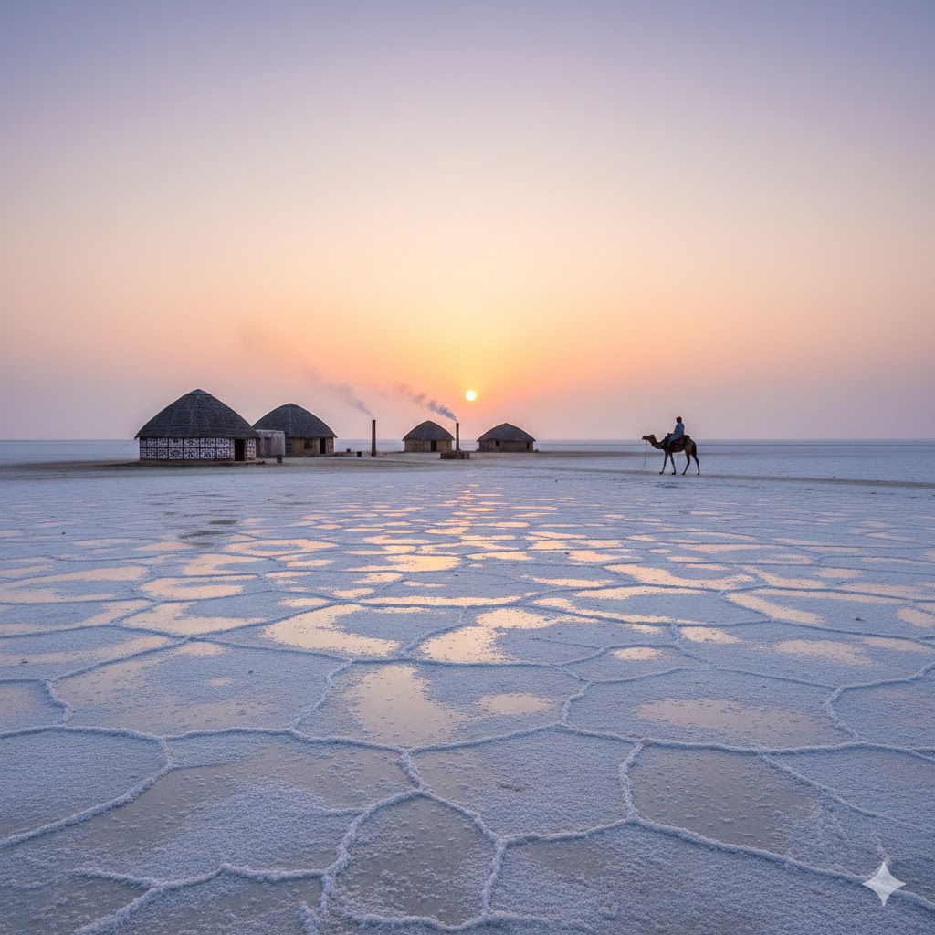 Rann of Kutch - white salt desert